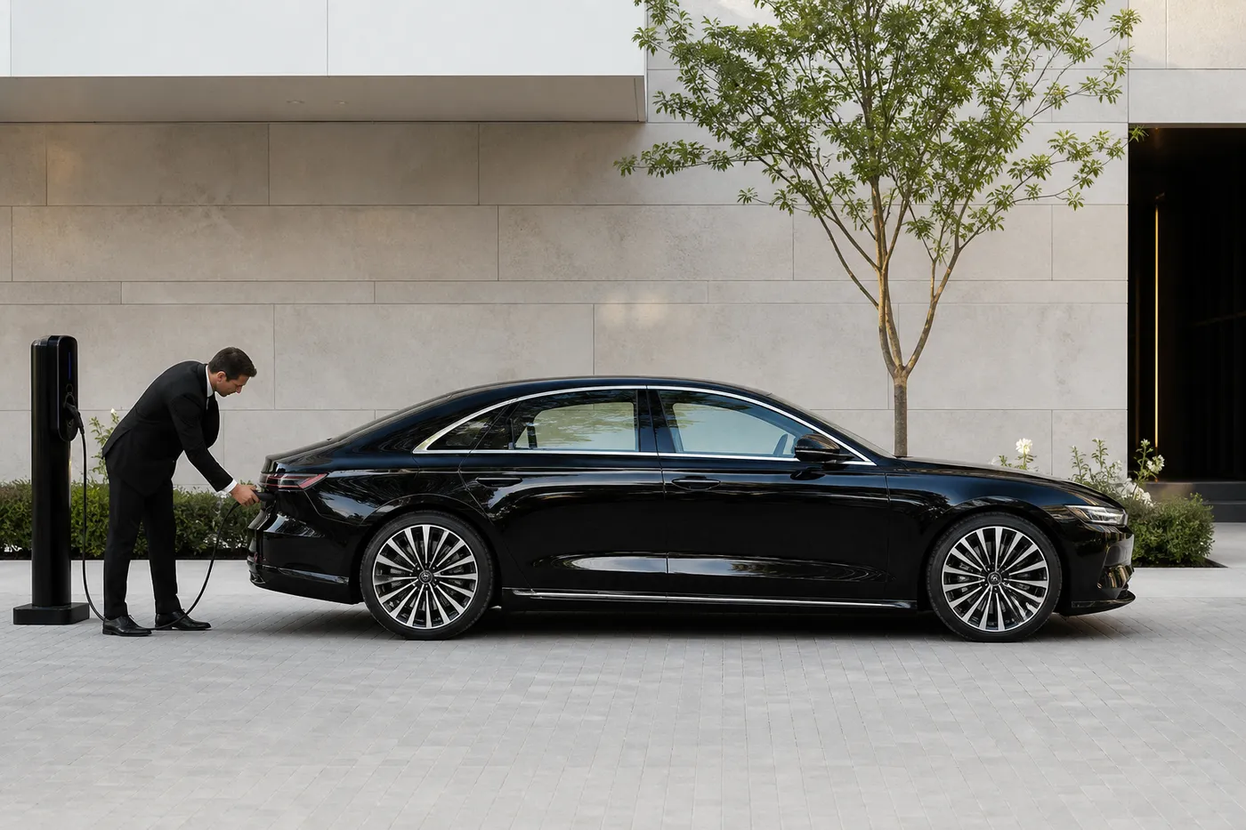 Electric chauffeur cars and the three-hundred-mile day